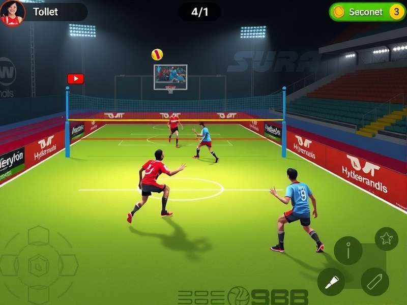 Hyderabad Volley Heroes multiplayer match