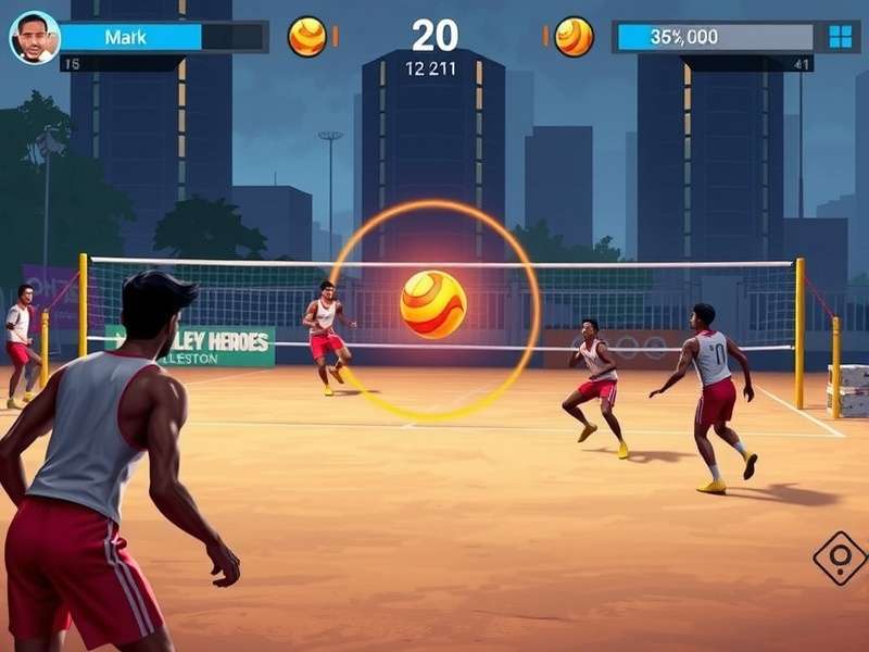 Hyderabad Volley Heroes gameplay screenshot